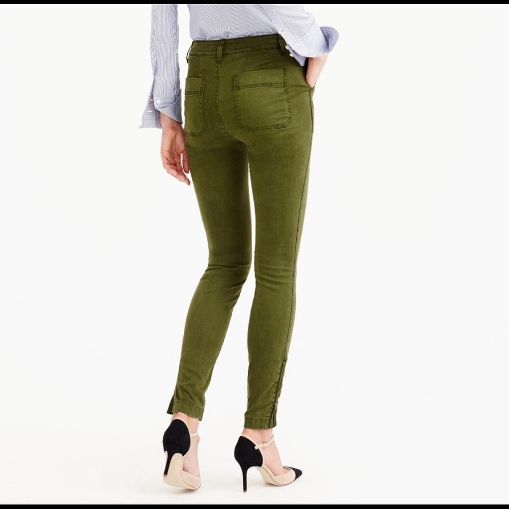 J Crew Skinny stretch cargo pant with zippers - Picture 10 of 10